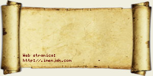 Žaklina Tanasković vizit kartica